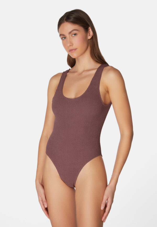 Riva - one size one piece swimsuit grape